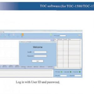 TOC-1500 - 1700 software anlytisc metash