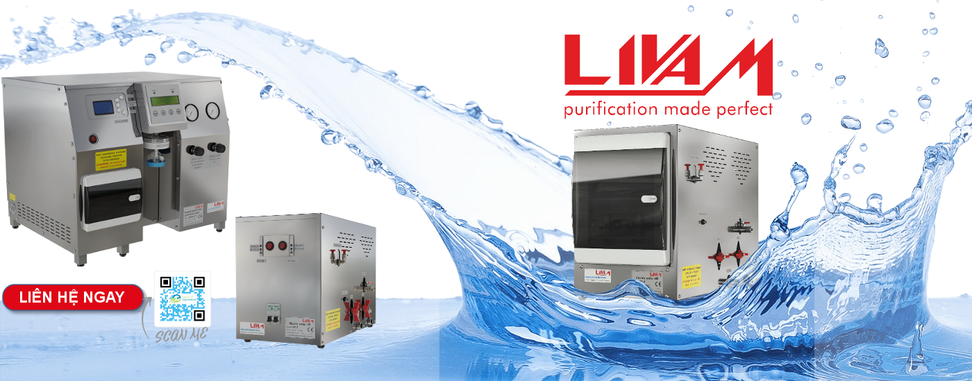 Công ty Thiết bị Ngày Nay đại diện độc quyền máy cất nước hãng Livam GmbH tại Việt Nam