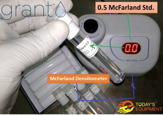 0.5-McFarland-Std-Máy đo độ đục tiêu chuẩn McFarland DEN-1B Grant Instruments