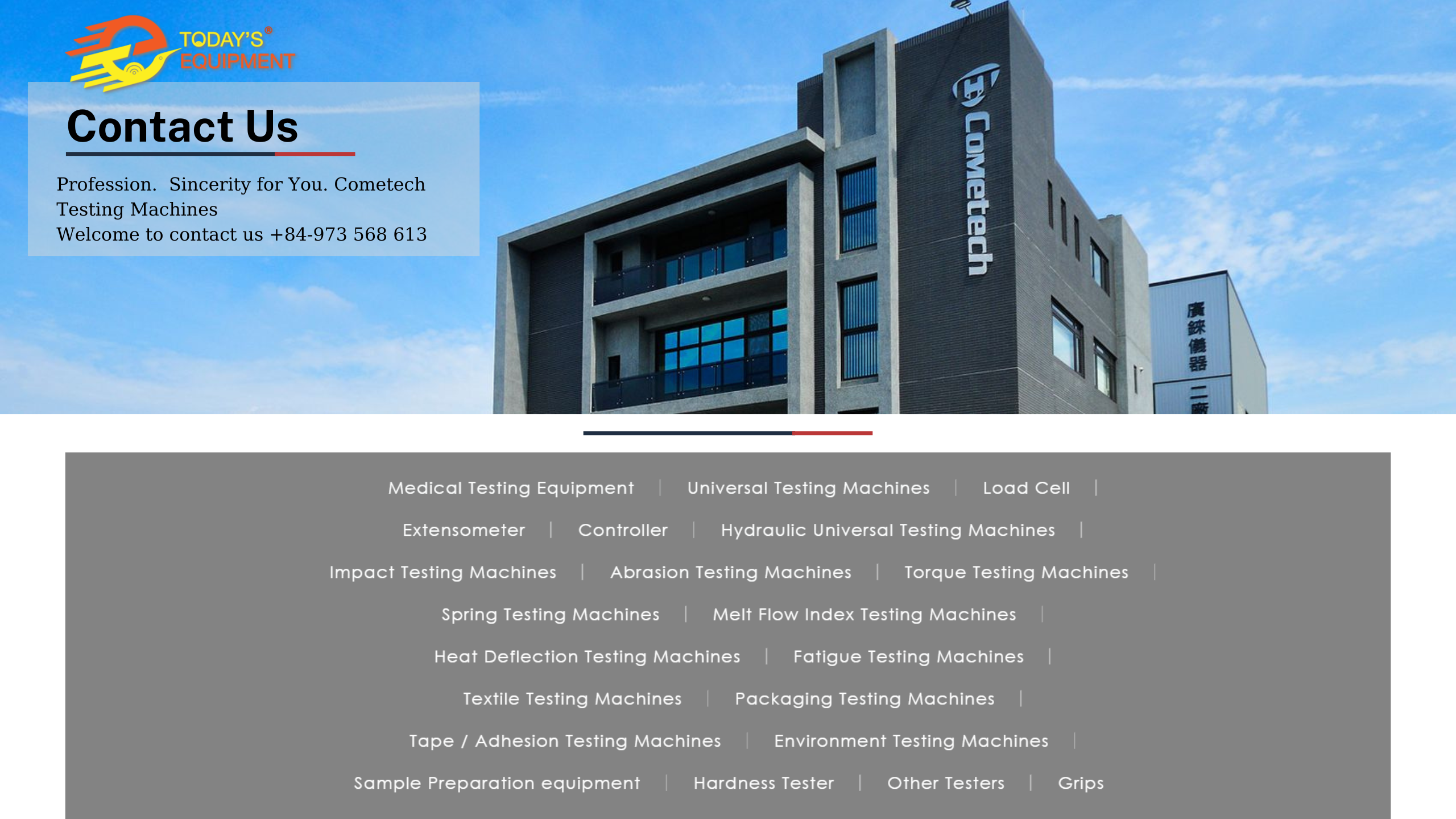 Cometech Testing Machines Co., Ltd in Vietnam